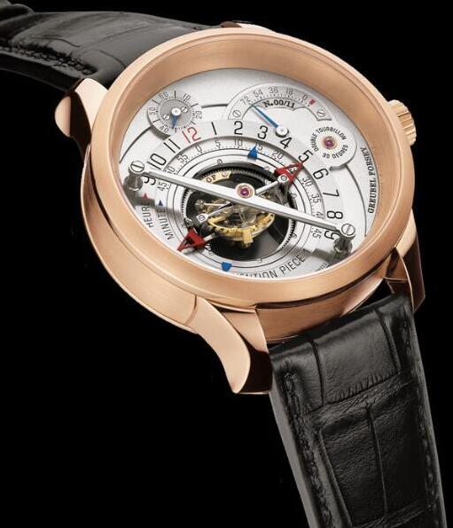 Replica Greubel Forsey Watch Invention Piece 1 red gold Men